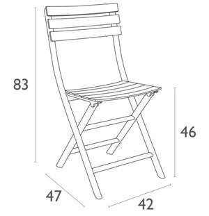 Lustig chaise pliante