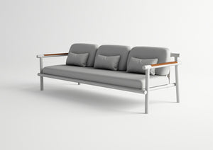 Aurore Cord Sofa 3 Seater